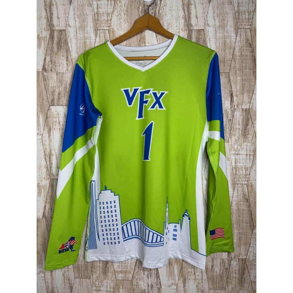 Smack Sportswear Long‎ Sleeve Volleyball Jersey Size L VFX 1 Cycling